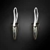Diamond Sky Jewelry Sidabriniai auskarai moterims DiamondSky „Spike (Sidabrinis Night)“ su Swarovski kristalais