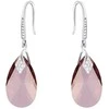 Diamond Sky Jewelry Sidabriniai auskarai moterims DiamondSky „Baroque III (Antique Rožinė)“ su Swarovski kristalais