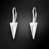 Diamond Sky Jewelry Sidabriniai auskarai moterims DiamondSky „Spike“ su Swarovski kristalais