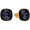 Diamond Sky Jewelry Sidabriniai auskarai moterims DiamondSky „Glare (Graphite)“ su Swarovski kristalais