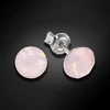 Diamond Sky Jewelry Sidabriniai auskarai moterims DiamondSky „Classic (Rose Vanduo Opal)“ su Swarovski kristalais