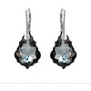 Diamond Sky Jewelry Sidabriniai auskarai moterims DiamondSky „Baroque V (Sidabrinis Night)“ su Swarovski kristalais