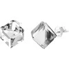 Diamond Sky Jewelry Sidabriniai auskarai moterims DiamondSky „Rubicon II (Comet Argent Light)" su Swarovski kristalais