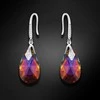 Diamond Sky Jewelry Sidabriniai auskarai moterims DiamondSky „Baroque III (Volcano)“ su Swarovski kristalais