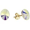 Diamond Sky Jewelry Sidabriniai auskarai moterims DiamondSky „Clarice V (Aurora Borealis)“ su Swarovski kristalais