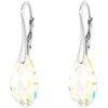 Diamond Sky Jewelry Sidabriniai auskarai moterims DiamondSky „Enchanté (Aurora Borealis)" su Swarovski kristalais