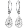 Diamond Sky Jewelry Sidabriniai auskarai moterims DiamondSky „Moon Shine" su Swarovski kristalais