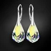 Diamond Sky Jewelry Sidabriniai auskarai moterims DiamondSky „Helix (Aurora Borealis)“ su Swarovski kristalais