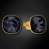 Diamond Sky Jewelry Sidabriniai auskarai moterims DiamondSky „Glare (Graphite)“ su Swarovski kristalais