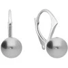 Diamond Sky Jewelry Sidabriniai auskarai moterims DiamondSky „Rani (Light Pilkas)“ su Swarovski perlais