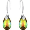 Diamond Sky Jewelry Sidabriniai auskarai moterims DiamondSky „Baroque III (Vitrail Medium)“ su Swarovski kristalais