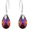 Diamond Sky Jewelry Sidabriniai auskarai moterims DiamondSky „Baroque III (Volcano)“ su Swarovski kristalais