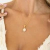 Diamond Sky Jewelry Sidabrinis kaklo papuošalas moterims Diamond Sky "Crystal Drop (Honey)" su Preciosa kristalais