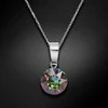 Diamond Sky Jewelry Sidabrinis kaklo papuošalas moterims DiamondSky „Classic (Vitrail Medium)“ su Swarovski kristalais