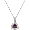 Diamond Sky Jewelry Sidabrinis kaklo papuošalas moterims DiamondSky „Elemental Magic (Volcano)“ su Swarovski kristalais