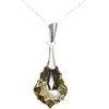 Diamond Sky Jewelry Sidabrinis kaklo papuošalas moterims DiamondSky „Baroque IV (Golden Shadow)“ su Swarovski kristalais
