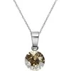 Diamond Sky Jewelry Sidabrinis kaklo papuošalas moterims DiamondSky „Classic (Golden Shadow)“ su Swarovski kristalais