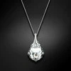 Diamond Sky Jewelry Sidabrinis kaklo papuošalas moterims DiamondSky „Baroque V (Comet Argent Light)“ su Swarovski kristalais