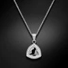 Diamond Sky Jewelry Sidabrinis kaklo papuošalas moterims DiamondSky „Elemental Magic (Light Chrome)“ su Swarovski kristalais
