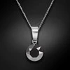 Diamond Sky Jewelry Sidabrinis kaklo papuošalas moterims DiamondSky „Classic (Jet Hematite)“ su Swarovski kristalais