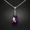 Diamond Sky Jewelry Sidabrinis kaklo papuošalas moterims DiamondSky „Baroque (Volcano)“ su Swarovski kristalais