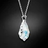 Diamond Sky Jewelry Sidabrinis kaklo papuošalas moterims DiamondSky „Baroque V (Aurora Borealis)“ su Swarovski kristalais