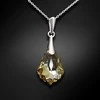 Diamond Sky Jewelry Sidabrinis kaklo papuošalas moterims DiamondSky „Baroque IV (Golden Shadow)“ su Swarovski kristalais