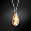 Diamond Sky Jewelry Sidabrinis kaklo papuošalas moterims DiamondSky „Baroque V (Golden Shadow)“ su Swarovski kristalais