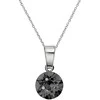 Diamond Sky Jewelry Sidabrinis papuošalų rinkinys moterims DiamondSky „Classic (Sidabrinis Night)“ su Swarovski kristalais