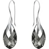 Diamond Sky Jewelry Sidabrinis papuošalų rinkinys moterims DiamondSky „Baroque II (Juodas Diamond Light Chrome)“ su Swarovski kristalais