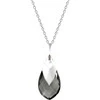 Diamond Sky Jewelry Sidabrinis papuošalų rinkinys moterims DiamondSky „Baroque II (Juodas Diamond Light Chrome)“ su Swarovski kristalais