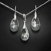 Diamond Sky Jewelry Sidabrinis papuošalų rinkinys moterims DiamondSky „Baroque“ su Swarovski kristalais