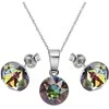 Diamond Sky Jewelry Sidabrinis papuošalų rinkinys moterims DiamondSky „Classic (Vitrail Medium)“ su Swarovski kristalais