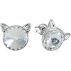 Diamond Sky Jewelry Vaikiški sidabriniai auskarai moterims DiamondSky „Katė" su Swarovski kristalais