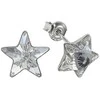 Diamond Sky Jewelry Vaikiški sidabriniai auskarai moterims DiamondSky „Žvaigždutė" su Swarovski kristalais