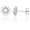 Sidabriniai auskarai moterims DiamondSky „Moon Charm XIII“