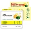 BEAUSTA Cicarecipe Žalias Tangerine Daily Vita Mask - lakštinės kaukės su žaliųjų mandarinų ekstraktu, 30 vnt.