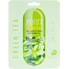 Jigott Žalias Tea Real Ampoule Mask - lakštinė veido kaukė su žaliosios arbatos ekstraktu, 27 ml