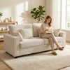 3 vietų sofa smėlio spalvos