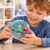 Dėlionė Ikonka 3D labirinto kamuolys, 100 lygių, įvairių spalvų, Ø 12 cm