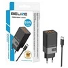Beline Charger 2x USB-C + 1x USB 65W + USB-C cable juodos spalvos/juodos spalvos PD 3.0 + QC 3.0 BLN3CB65C GaN