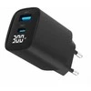 Gembird USB QC3.0 Type-C 30W PD LCD juodas