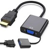 Adapteris HDMI į VGA, juodas