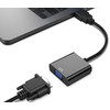 Adapteris HDMI į VGA, juodas