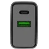NATEC USB įkroviklis Ribera USB-A+USB-C Maitinimo tiekimas 20W juodas