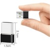 Adapteris OTG USB-A į USB-C juodas