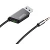 Savio TR-16 siųstuvo AUX adapteris su laisvų rankų funkcija, Bluetooth 5.3, Google Assistant/Siri