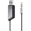Savio TR-16 siųstuvo AUX adapteris su laisvų rankų funkcija, Bluetooth 5.3, Google Assistant/Siri