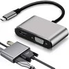 Adapteris USB-C į HDMI 4K VGA USB 3.0