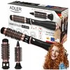 Adler | Hair Styler | AD 2026 | Barrel diameter 21/38 mm | 1200 W | Juodas
